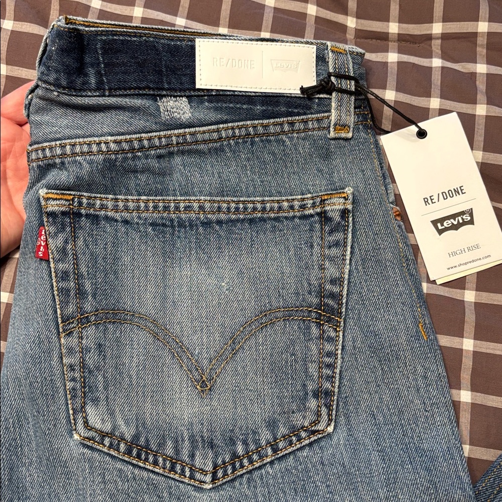 BNWT RE/DONE X Levi’s Womens vintage High Rise Skinny jeans - Picture 3 of 12